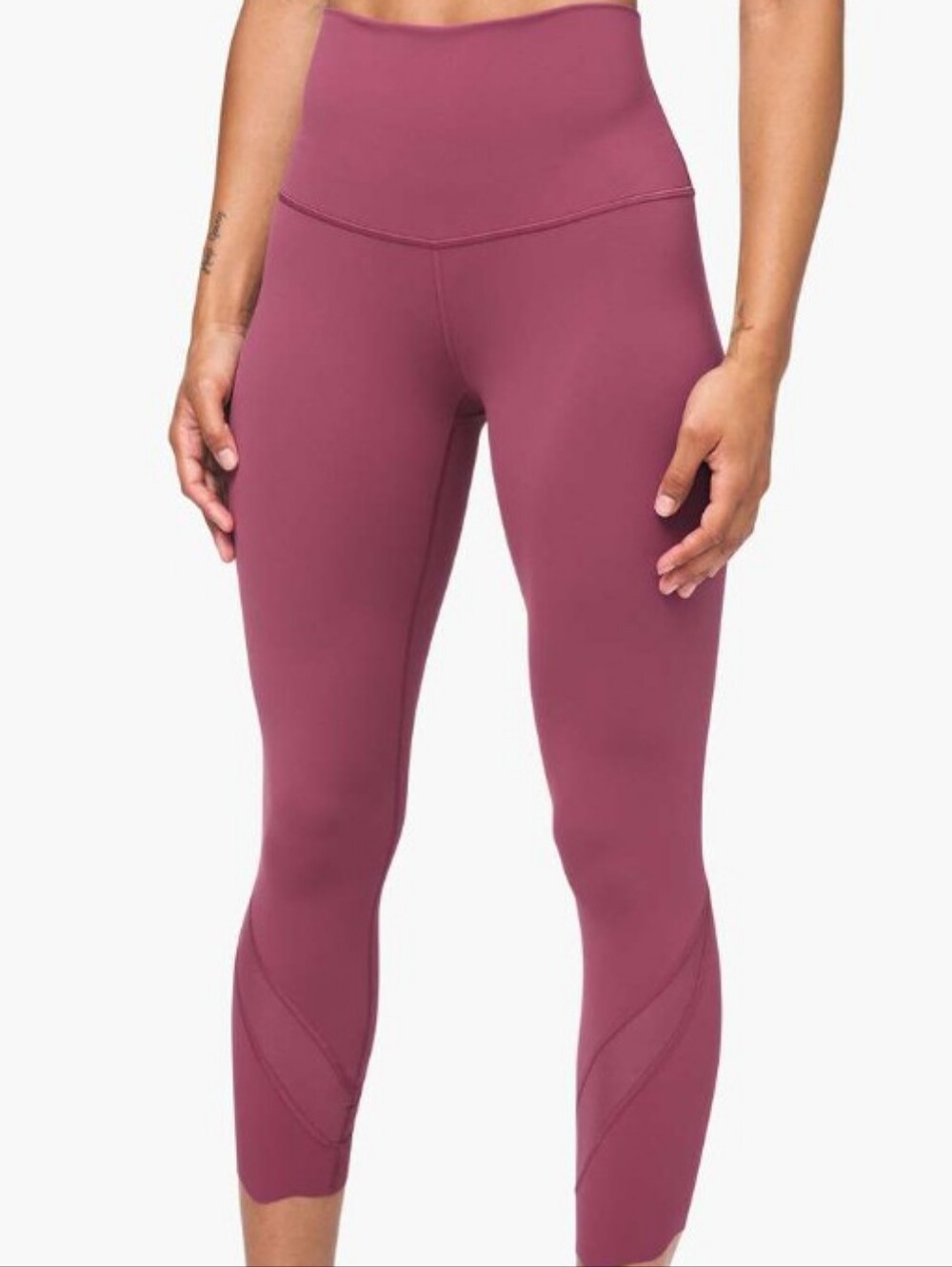 Lululemon Wunder Under Crop High-Rise *Roll Down Scallop 23